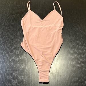 Lux LA Pink Bodysuit with Straps
